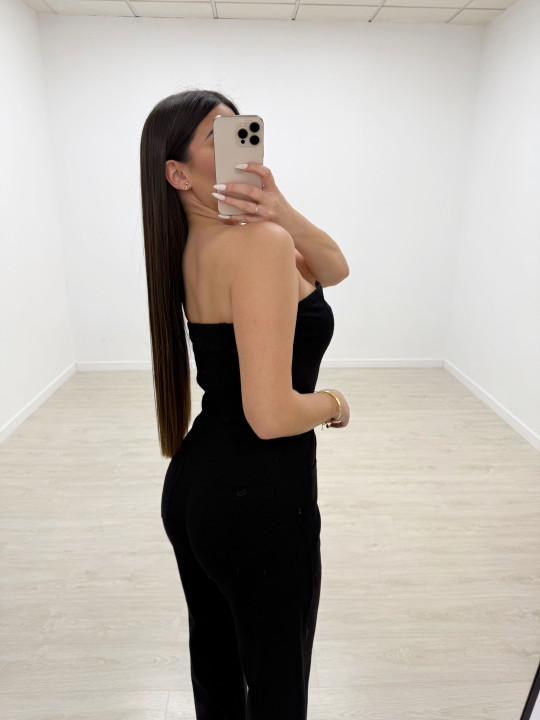 MONO DENIM PALABRA DE HONOR NEGRO